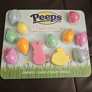 Peeps 12 Piece Make Up Beauty Sponges Use Damp/Dry Buildable Or Full Cov…